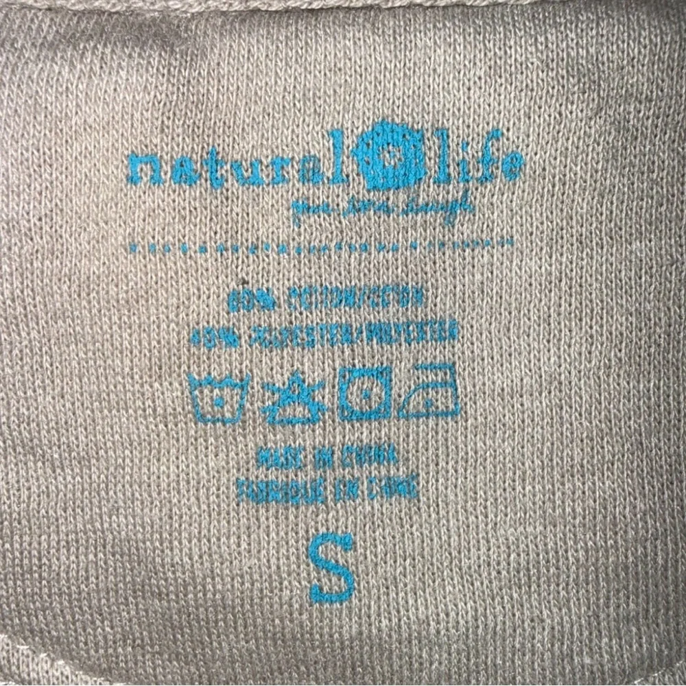 Natural Life Christian Graphic Sweatshirt Womens Small Boho Faith Cozy Pockets - Picture 3 of 6